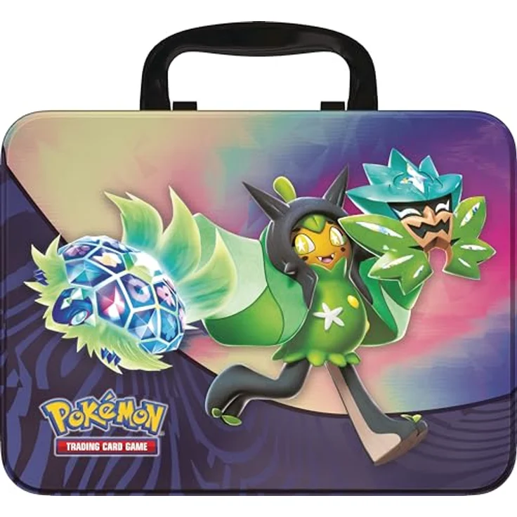 Pokémon Sammelkartenspiel Sammelkoffer, Mehrfarbig - Inklusive holografischer Karten, Münze und Mini-Kartenalbum – Bild 4