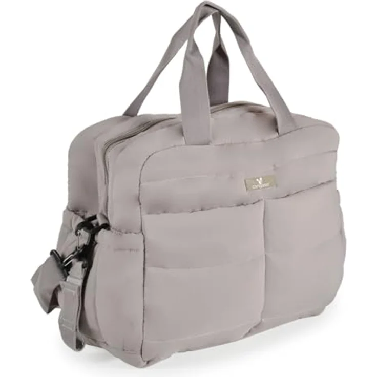 Cangaroo Wickeltasche Solana, inklusive Wickelunterlage, große Fächer, isolierte Seitentaschen, Clipverschluss für Kinderwagen – Bild 2