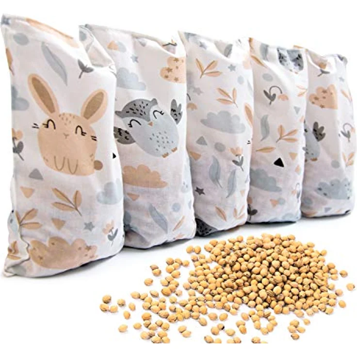 Amilian Kirschkernkissen Mikrowelle 55 x 20cm Wärmekissen Rücken Kirschkernkissen Nacken Schulter Wärmekompresse Körnerkissen Kinder Erwachsene Massagekissen Kältekissen Kirschkernkissen gross – Bild 1