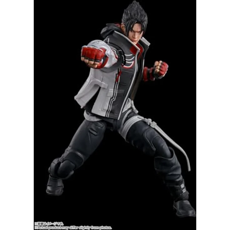 TAMASHII NATIONS S.H. Figuarts Jin Kazama Figurine, 15 cm aus Tekken 8, mit 2 optionalen Köpfen und 3 Paar Händen – Bild 4