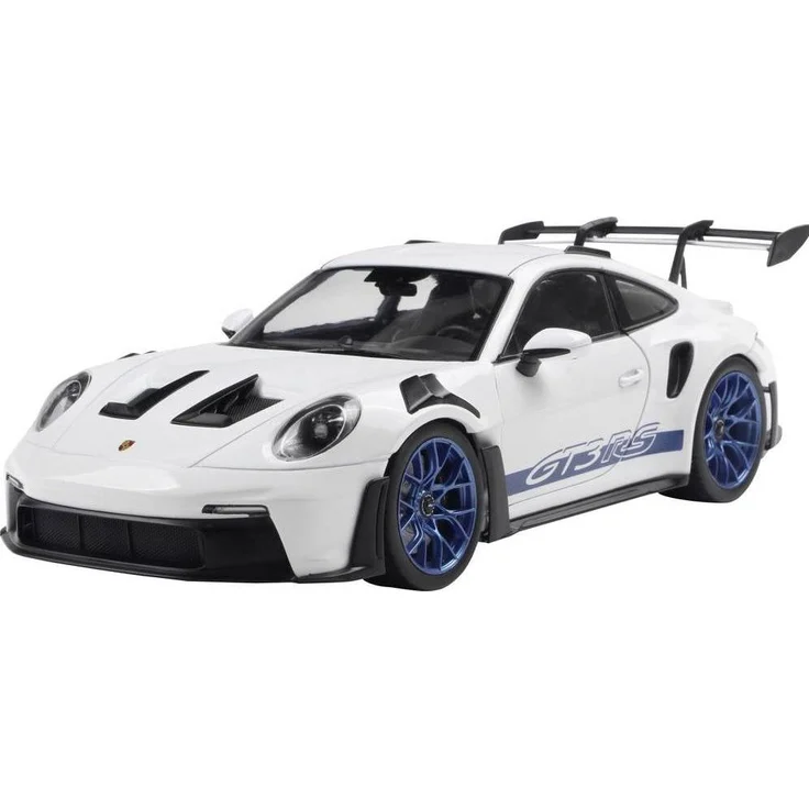 Solido 1:18 Porsche 911 GT3 RS 2024, detailliertes Modellfahrzeug in Weiss und Blau – Bild 1