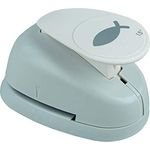 Rayher Hobby 89854000 Motivstanzer Fisch, ø 3,81 cm- 1,5 Zoll, geeignet für Papier/Karton bis zu 200g/m²