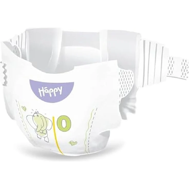 Bella Baby Happy Soft&Delicate Size 0 Before Newborn, Einwegwindeln für Neugeborene bis 2 kg, 46 St., atmungsaktiv und allergiefrei – Bild 4