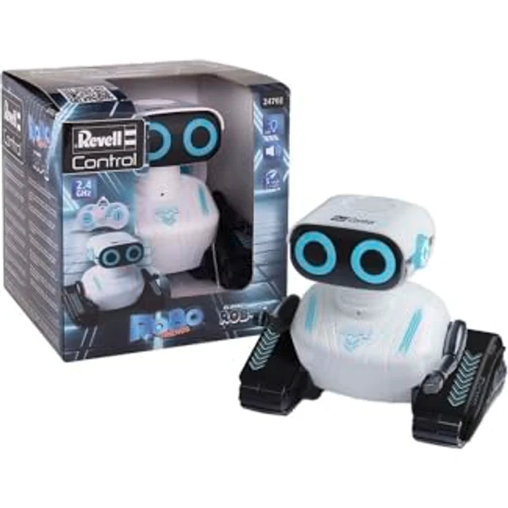 Revell Control RC-Roboter Revell Control Rob-E Spielzeug Roboter mit programmierbaren Bewegungen, leuchtenden LED-Augen und Soundeffekten – Bild 2