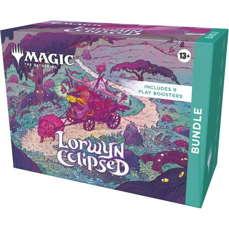Wizards of the Coast Magic: The Gathering Lorwyn Eclipsed Fat Pack Bundle, Sammelkarten Set mit englischer Beschreibung, original verschweißt