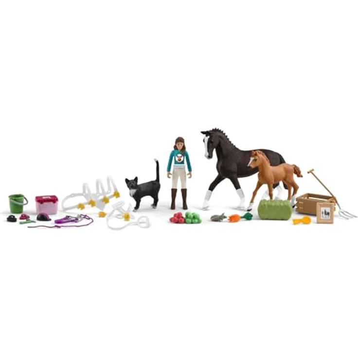 SCHLEICH 99092 Adventskalender Horse Club 2024, ab 5 Jahren, HORSE CLUB - Spielset, 36 Teile – Bild 4
