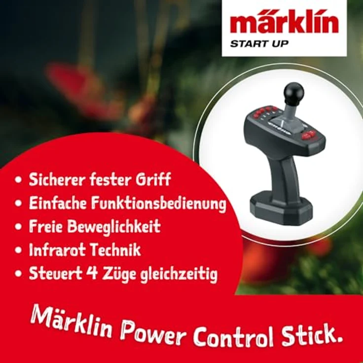 Märklin Startpackung Weihnachten, Modelleisenbahn Spur H0 mit Digital-Decoder mfx, kabellosem Infrarot-Steuergerät und C-Gleis-Anlage in Schneeoptik – Bild 6