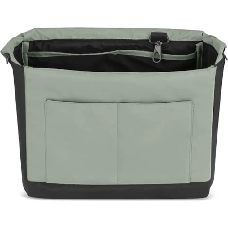 ABC Design Wickeltasche Urban, praktische Windeltasche mit modischem Lederlook, viele Fächer und umfangreiches Zubehör, inclusiver Wickelunterlage und isolierter Fläschchen-Tasche – Bild 4