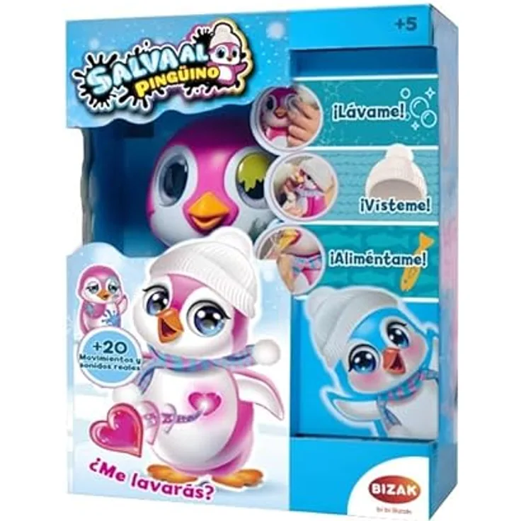 Bizak Rette den Rosa Pinguin Interaktives Haustier (62008650)