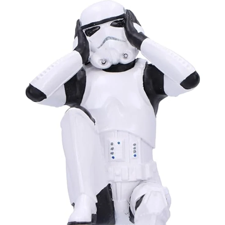 Nemesis Now Stormtrooper Figuren Three Wise Sitting Stormtroopers, 11 cm handbemalte Sammelfigur aus Resin – Bild 5