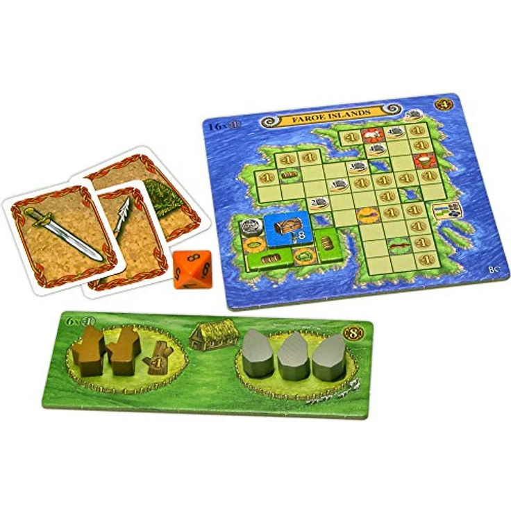Z-Man Games A Feast for Odin - Brettspiel mit strategischem Gameplay und Wikinger-Thematik – Bild 5