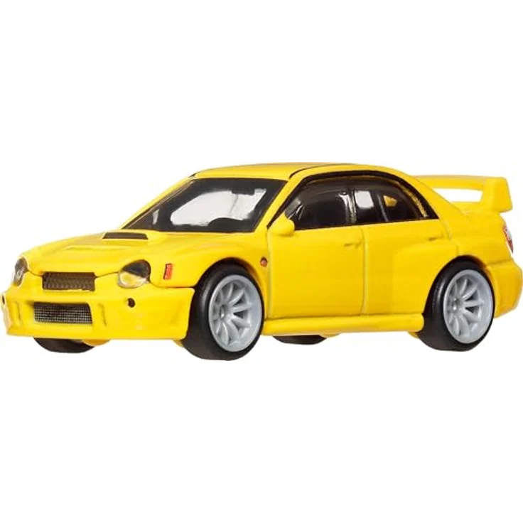 Mattel® Hot Wheels Premium Car Culture Subaru Impreza WRX, Die-Cast Auto im Maßstab 1:64 mit Real Riders-Reifen, ab 3 Jahre – Bild 1