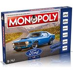 Winning Moves Monopoly Ford - Gesellschaftsspiel für Erwachsene und Kinder | Special Edition | Legendäre Ford Automobile | Auf Deutsch oder Englisch spielbar