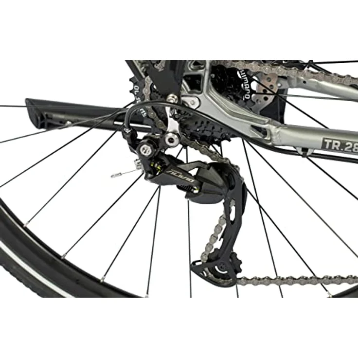 Airtracks 28 Zoll Trekking Damen Fahrrad Trekkingbike TR.2845 Trekkingrad City Bike Shimano 24 Gang Alivio RD-M3100 SGS Kettenschaltung Nabendinamo - Damen 48cm Körpergröße 155-170cm – Bild 4