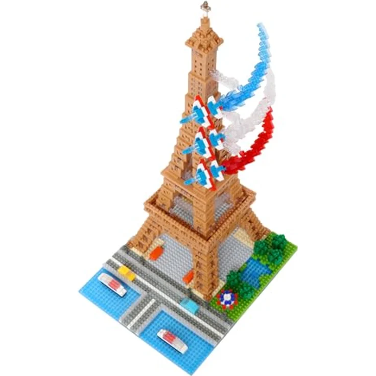 Nanoblock Advanced Paris, Banks of the Seine, Mikro-Bausteine Set mit über 2500 Teilen, für ab 12 Jahren – Bild 5