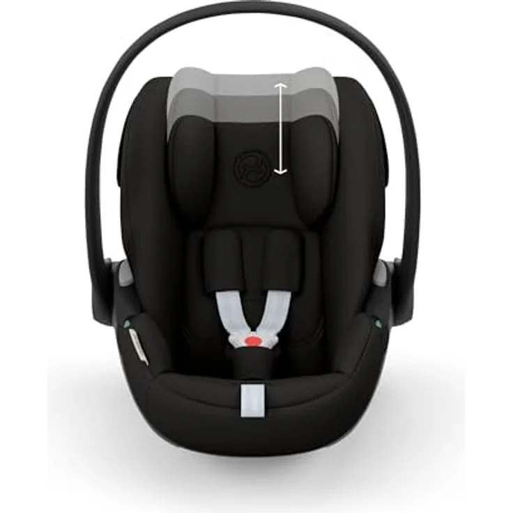 Cybex Cloud G3 i-Size Babyschale, 0 - 13 kg mit Liegeposition und 180°-Drehung, Magic Black – Bild 5