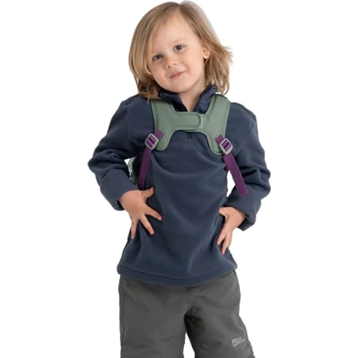 Jack Wolfskin Sprout Kinderrucksack, 25.5 cm, grün, 100% Polyester, 20 x 15.5 x 25.5 cm – Bild 3