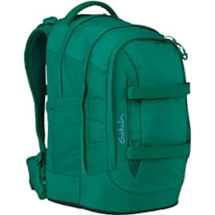 Satch Ergonomischer Schulrucksack Pack Set, 30L Stauraum, perfekt organisiert mit Reflexionselementen, Fearless Green - Grün – Bild 3