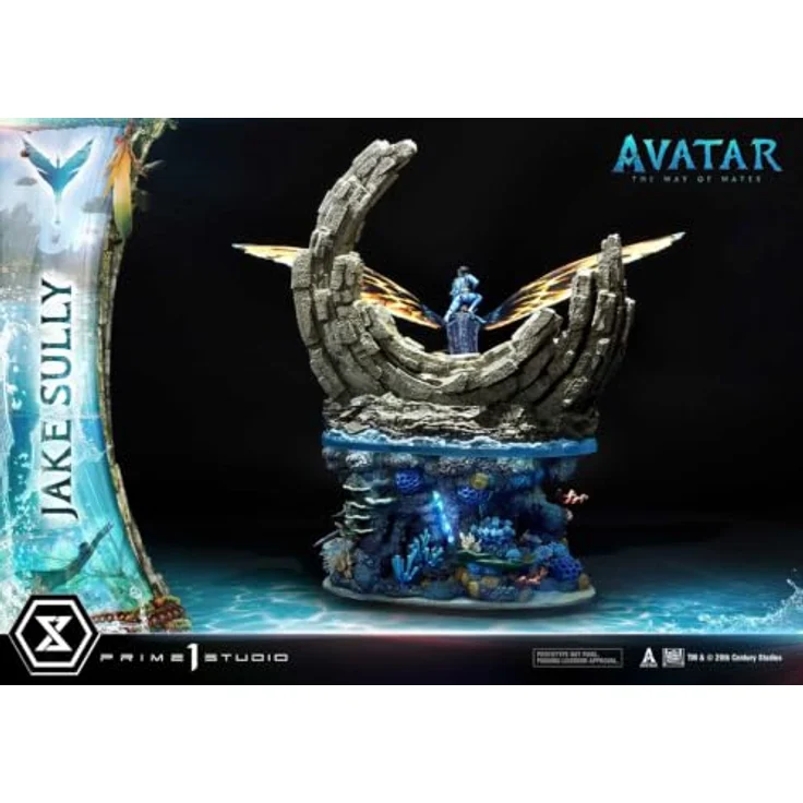 Prime 1 Studio Avatar: The Way of Water Statue Jake Sully Bonus Version, 59 cm, detailreiche Sammelfigur aus hochwertigem Kunststoff – Bild 6