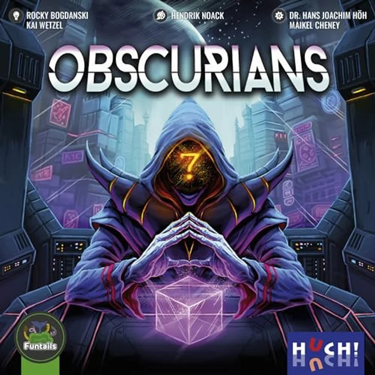 Funtails Obscurians - Retail Edition, Gesellschaftsspiel für 4-6 Spieler ab 12 Jahren, Strategiespiel mit Social Deduction und Taktik – Bild 3