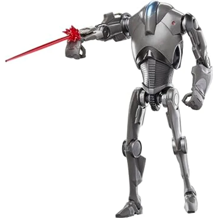 Star Wars The Black Series Super-Kampfdroide, Action-Figur 15 cm, Angriff der Klonkrieger mit Premium-Design und beweglichen Gelenken – Bild 1