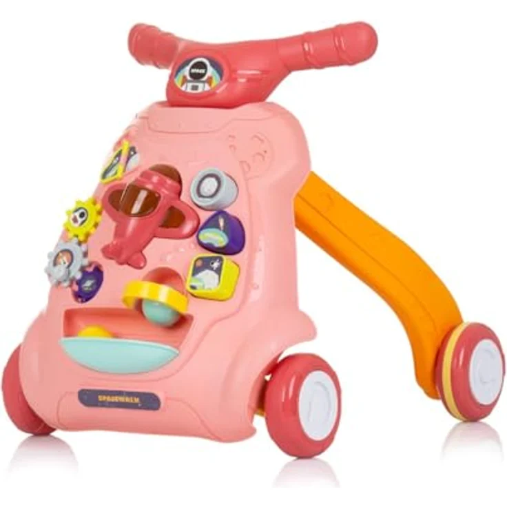 Chipolino Lauflernwagen Plane mit Musik, Bällen und Spielzeug, rosa – Bild 3