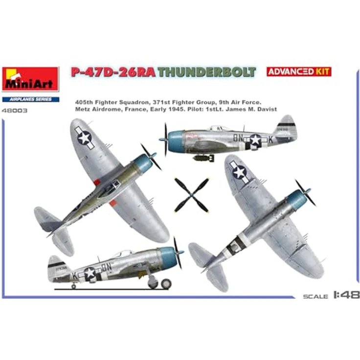 MiniArt 48003 1:48 US P-47D-26RA Thunderbolt, Modellbau Bausatz mit detaillierter Nachbildung und bebilderter Anleitung – Bild 5