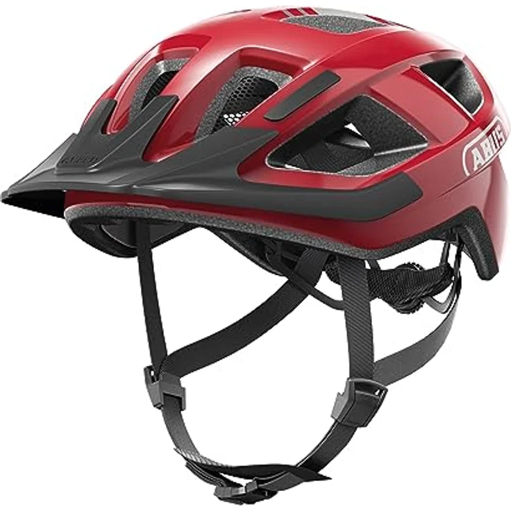 ABUS Fahrradhelm Aduro 3.0 – Sportiver City-Helm in stilvollem Design für alltägliche und sportliche Touren – für Damen und Herren – Rot, Größe L – Bild 5