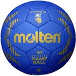 Molten Handball HA5000-B, IHF Approved Pro, optimiert für Harzgebrauch, sehr weich (schwarz)