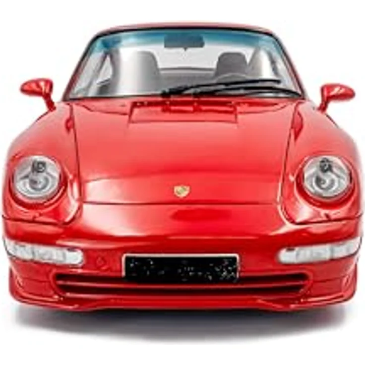 Solido 1:18 Porsche 911 (993) Carrera RS, Miniaturauto in Indischrot, Modellfahrzeug von 1997 – Bild 2