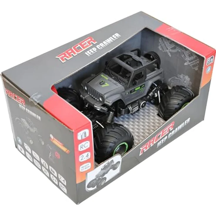 Vedes RC-Auto Racer RC Jeep Crawler, 2.4GHz, 12km/h, Maßstab 1:18, blau – Bild 2