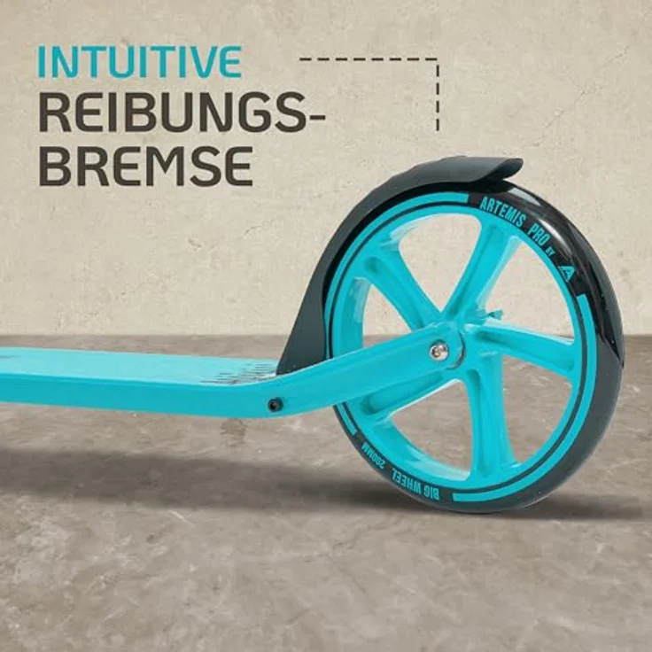 Apollo Artemis City Scooter, klappbar und höhenverstellbar, für Kinder ab 6 Jahren, mit robustem Rahmen und Big Wheels – Bild 4