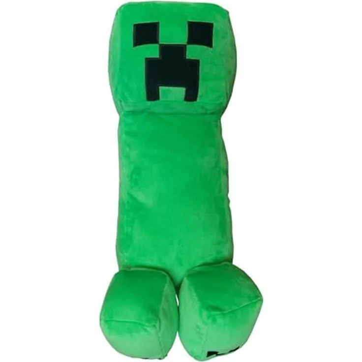 Tinisu Plüschfigur Minecraft Creeper Kuscheltier - 50 cm Stofftier weiches Plüschtier, grau – Bild 1