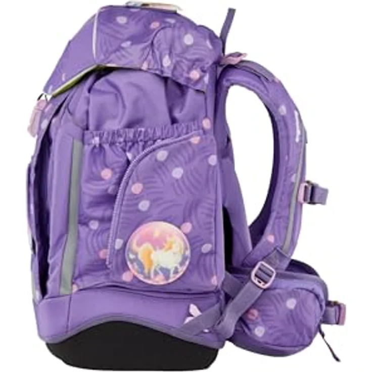 ergobag Maxi Set 6-teilig, ergonomischer Schulrucksack für große Kinder, höhenverstellbar, wasserdichte Bodenwanne, inkl. Sportrucksack und gefülltem Federmäppchen – Bild 4