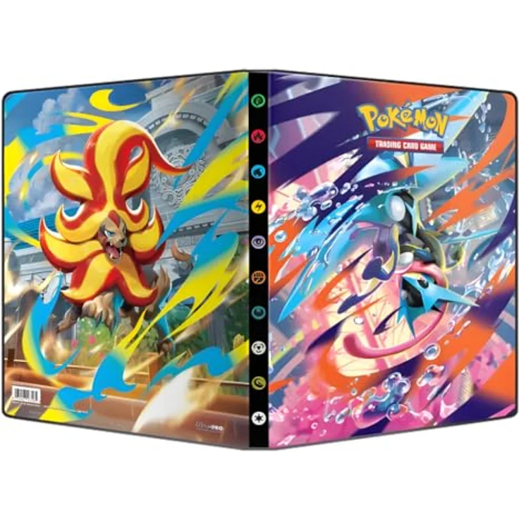 cardcosmos Ultra Pro Pokémon Chaos Rising 9-Pocket Portfolio, Sammelkarten Album für bis zu 252 Karten, offiziell lizenziertes TCG Zubehör – Bild 2