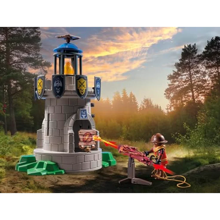 Playmobil® Konstruktions-Spielset Ritterturm mit Schmied und Drache (71483), Novelmore, (89 St), Made in Europe - Preisvergleich – Bild 6