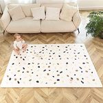 Hakuna Matte große Puzzlematte für Babys 1,8x1,2m – 6 XXL-Platten 60x60cm mit Konfetti-Motiven – 20% dickere Spielmatte in Einer recycelbaren Verpackung – schadstofffreie, geruchlose Krabbelmatte