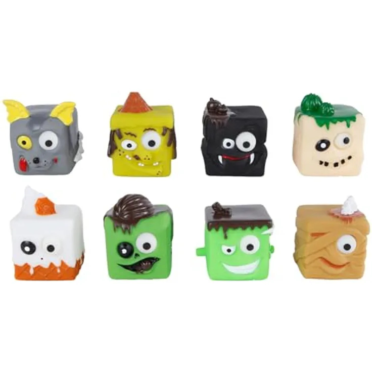 Merkloos Monster mit Kulleraugen, 6 cm, farbenfrohes Fidget-Spielzeug für Kinder ab 3 Jahren, 8 Varianten verfügbar
