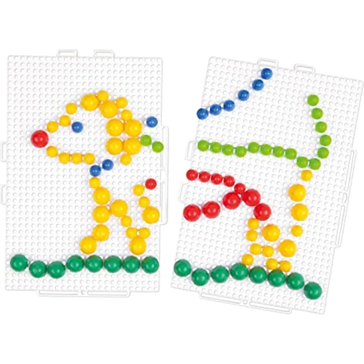 Lena 35615 Mosaiksteckspiel, Mittel, Blau,Gelb,Grün,Rot - Preisvergleich – Bild 5