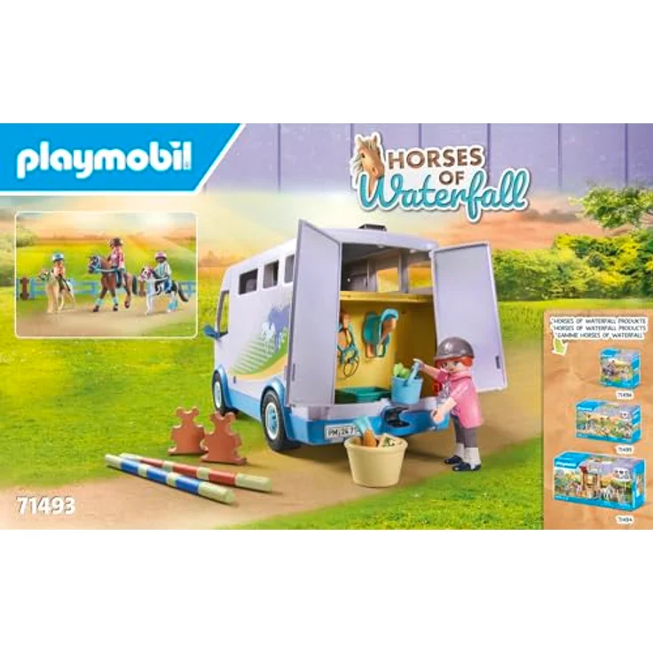 Playmobil® Konstruktions-Spielset Mobile Reitschule (71493), Horses of Waterfall, (109 St), Made in Europe - Preisvergleich – Bild 5