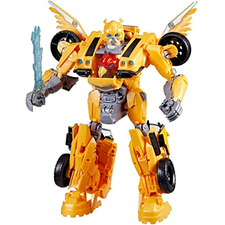 Transformers Spielzeug zum Film Transformers: Aufstieg der Bestien, Beast-Mode Bumblebee Action-Figur ab 6 Jahren, 25 cm – Bild 1