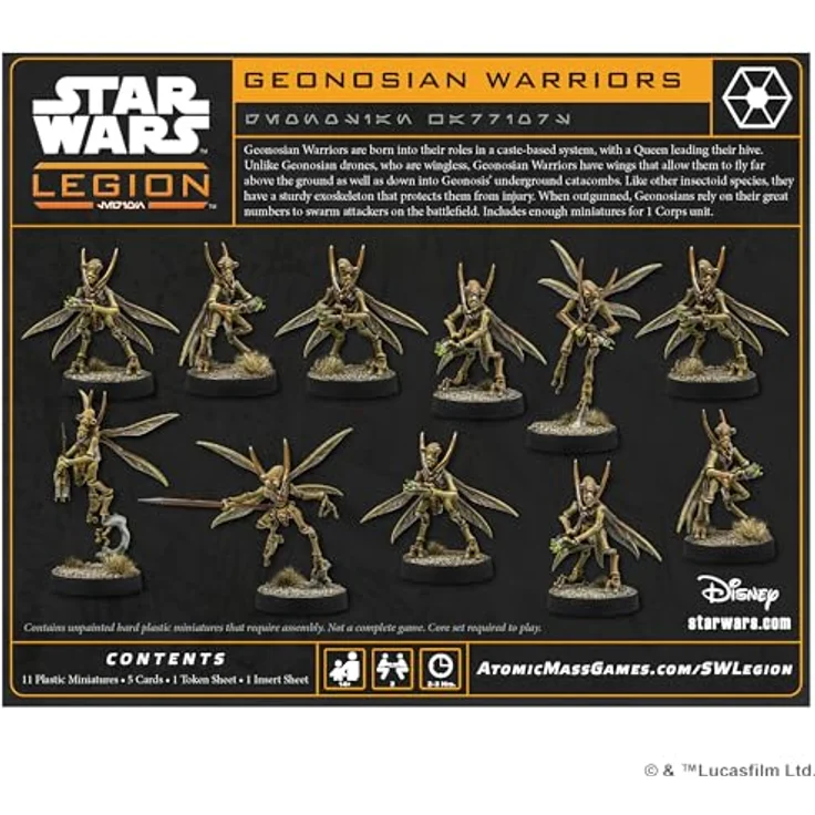 Atomic Mass Games Star Wars: Legion – Geonosian Warriors, Einheit-Erweiterung für 2 Spieler, ab 14 Jahren, Mehrsprachig, 120-180 Minuten Spielzeit – Bild 2