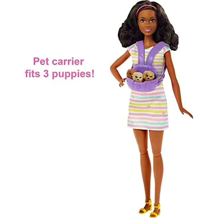 Mattel - Barbie Puppe mit Hund & Welpen – Bild 7