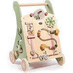 Tiny Love Holz Baby Lauflernwagen, 2-in-1 Activity Baby Lauflernhilfe, 12 interaktive Aktivitäten, motorische Fähigkeiten, kognitive Entwicklung, natürliches Design, 18+ Monate, Boho Chic - Preisvergleich