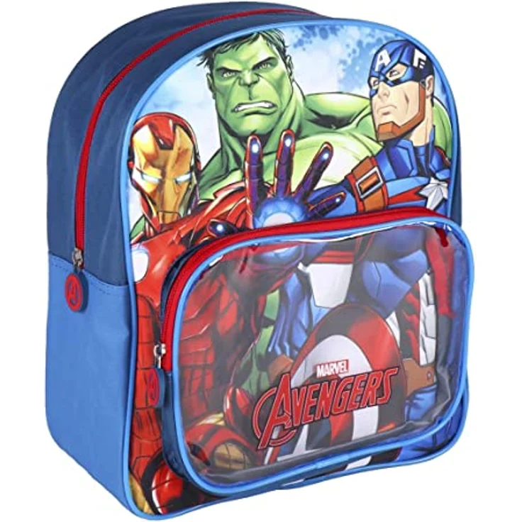 The AVENGERS Schulranzen, praktischer Rucksack für den Schulalltag, blau – Bild 1