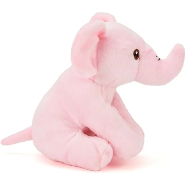 Zappi Co Rosi der rosa Elefant Plüschtier, 15 cm, weich und kuschelig, 100% recycelte Materialien, maschinenwaschbar – Bild 2