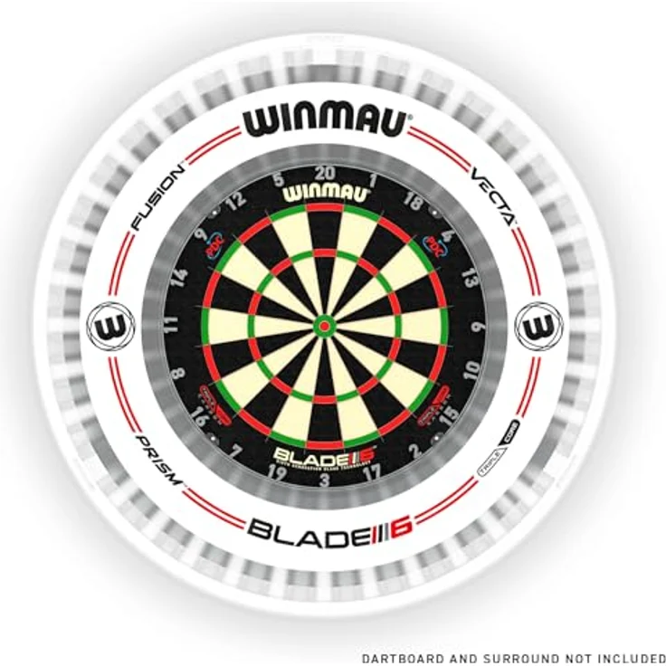Winmau Dartboard-Beleuchtung "Plasma light Plasma Ice 360°", schattenfreie Ausleuchtung, weiß – Bild 3