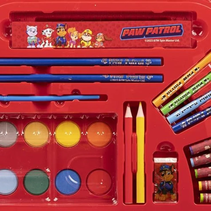 PAW PATROL Kreativset Malpaket, inklusive Malset für Kinder mit Lieblingscharakteren, ideal für unterwegs – Bild 4