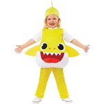 amscan Kinderkostüm Baby Shark, Hai, Karneval, Größe 2-3 Jahre, inkl. Reiter, Hose und Mütze