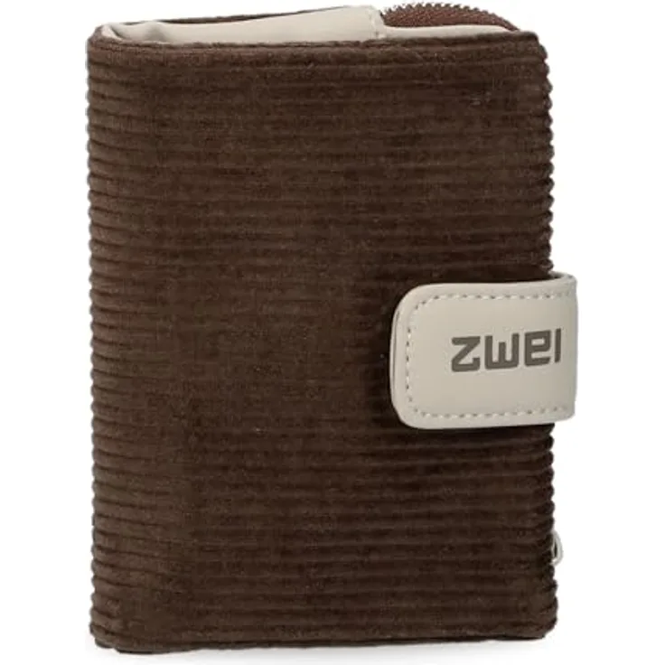 Zwei Mademoiselle Geldbörse, Kinderportemonnaie 10 cm, braun, 100% Polyurethan